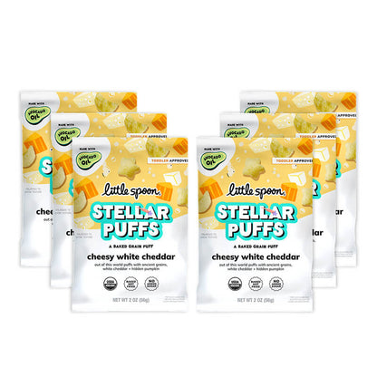 Stellar Puffs - White Cheddar 6 Pack