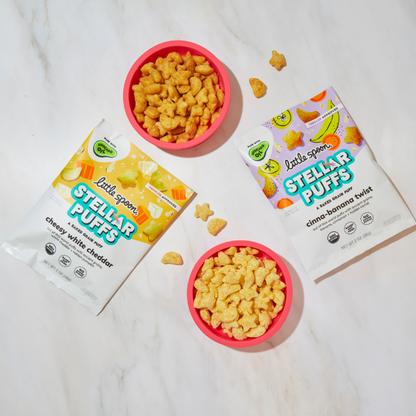 Stellar Puffs - Cheddar + Cinna-Banana Variety Pack