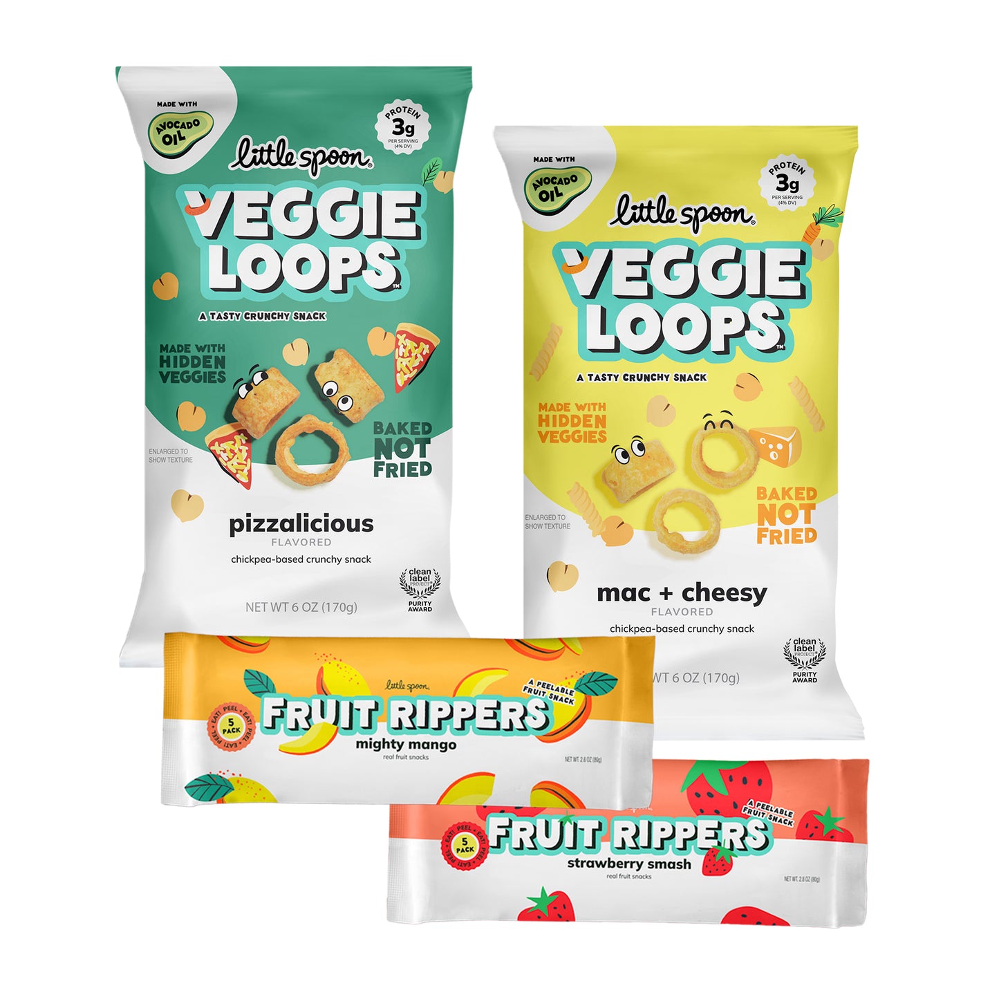 Loops + Fruit Rippers 4-Pack